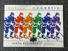 Nikita Kucherov 2021-22 UD Series 1 Hockey Electromagnetic #EM-29 Lightning