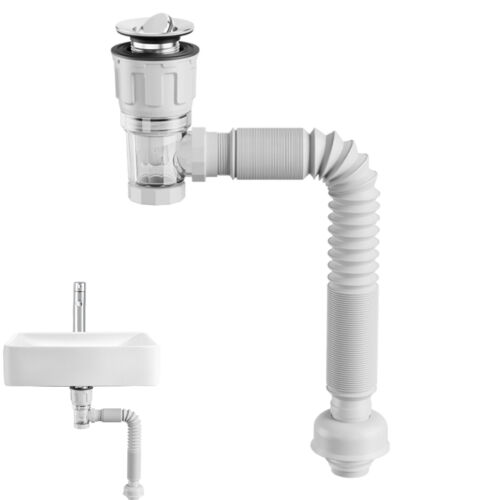 Anti-Odor Drain Pipe Sink Basin Water Drain Hose Tube For Bathroom/Kitchen