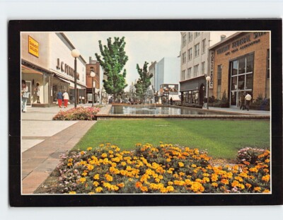 #ad #ad Postcard Downtown Kalamazoo Michigan USA $3.49