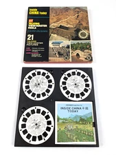 Talking View-Master GAF Inside China Today Travel 3 Reel Boxed Set AVB254 VTG