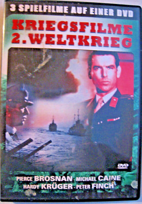 Kriegsfilme 2. Weltkrieg 3 Filme  1. Einer kam durch 2. Das 4. Protokoll  DVD
