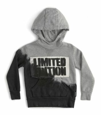 Kid, tie dye limited edition hoodie, unisex, 10-11y, Nununu, Heather