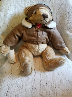 Texaco Collectible Bear Plush Ace Flying Pioneer 2nd Series 1998 No Box
