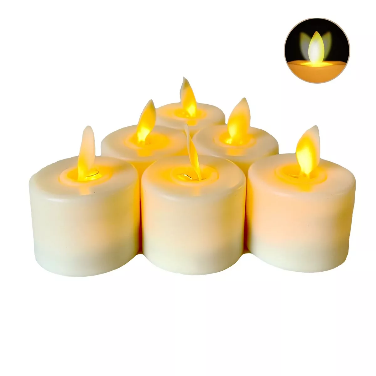 Small battery operated tea lights deals