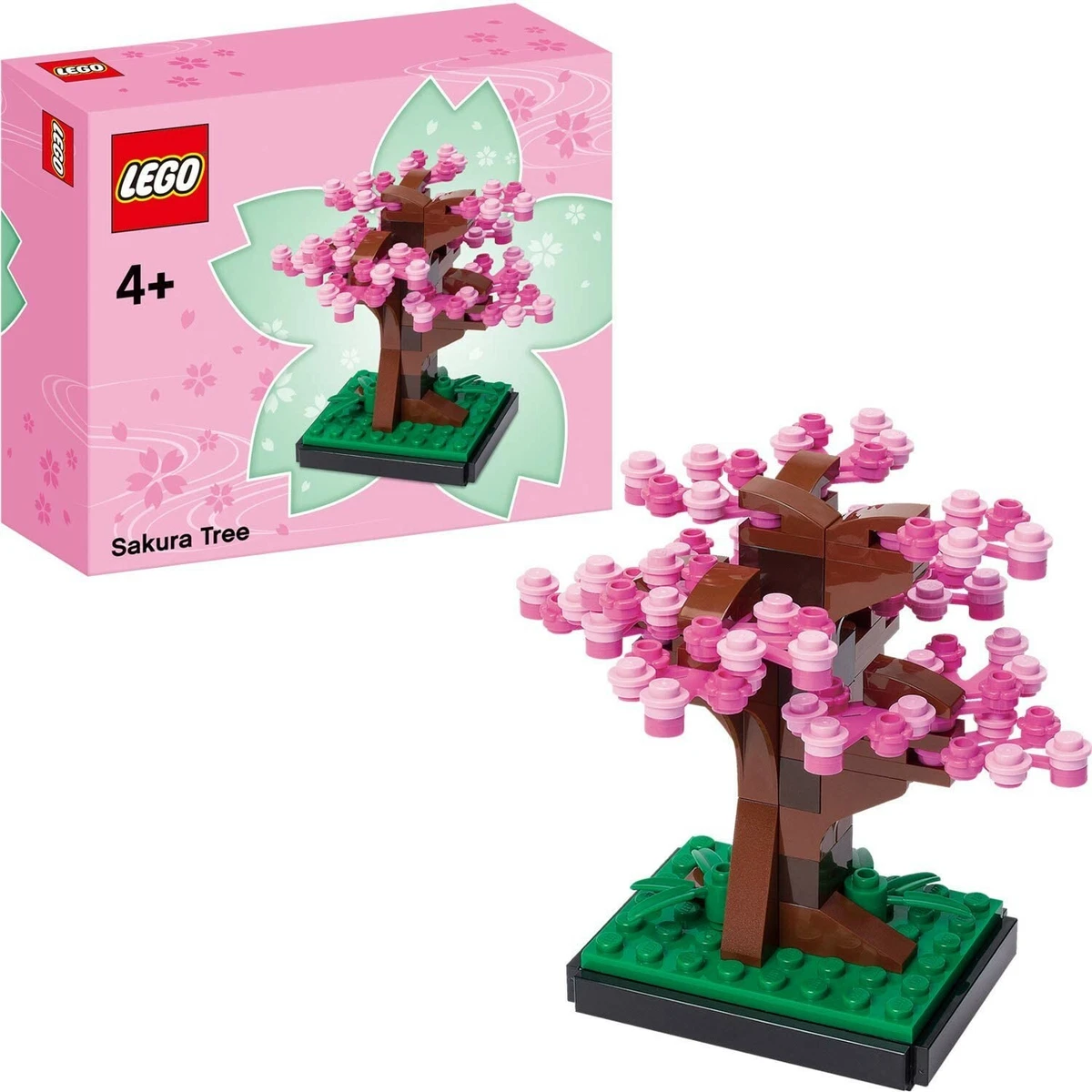 LEGO Sakura Tree Cherry Blossoms puzzle 3D Pink rare 2020 Gift