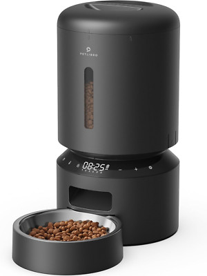 Automatic Pet Feeder for Cats & Dogs, 5L Programmable Dispenser with Voice Meal 
