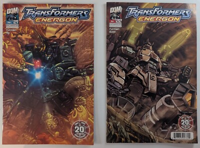 Transformers Energon # 21 & 22 by Furman DW Publishing 20th Anniversary - New