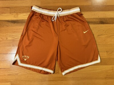 New 3XL Nike Texas Longhorns Basketball DNA Team Issue Practice Shorts Orange