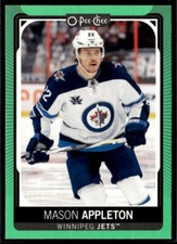 2021-22 O-Pee-Chee Neon Green Border Mason Appleton 38/50 #406