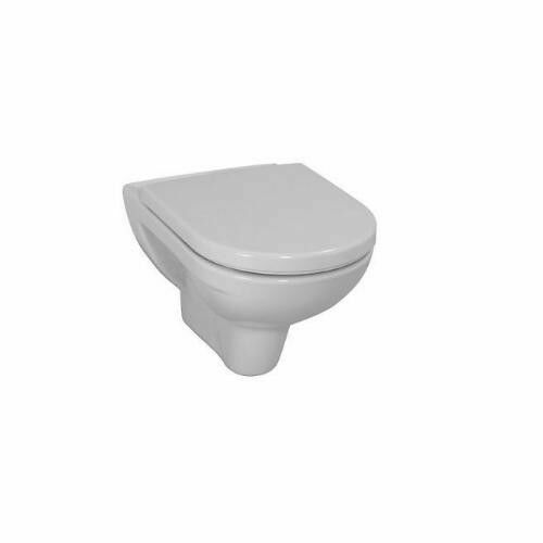 LAUFEN Pro Toilet Seat With Lid and Fixings Chromeplated 1 Piece White