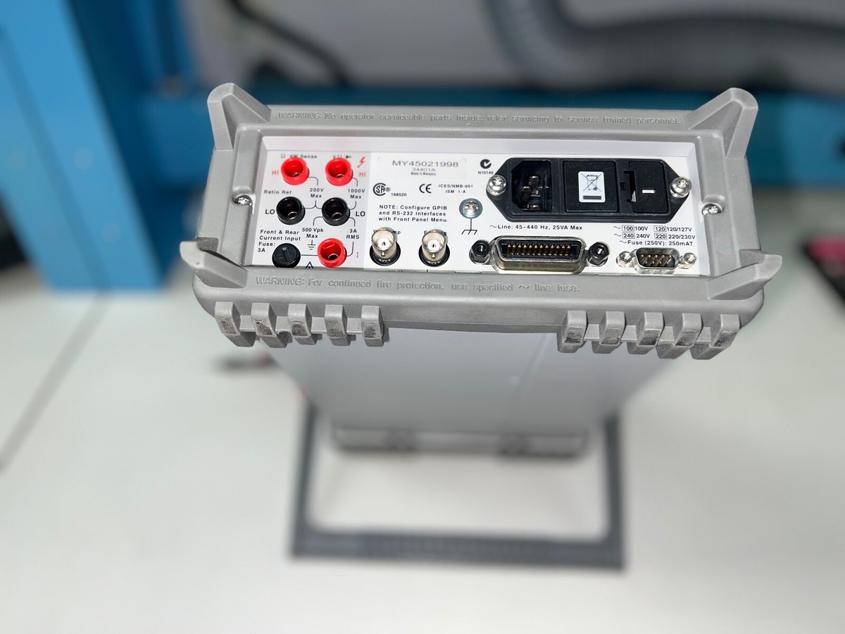 HP Agilent 34401A Digital Multimeter, 6½ Digit | eBay