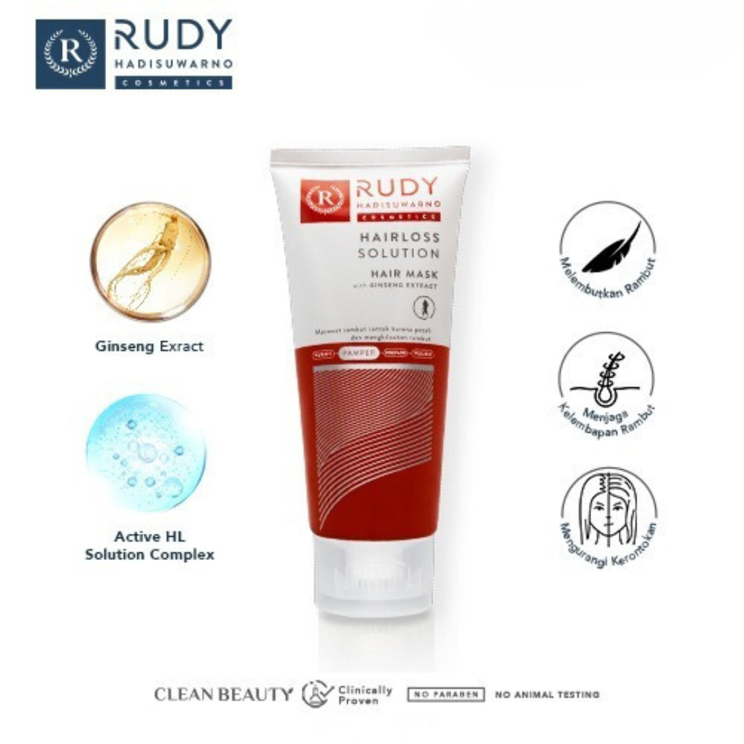 Rudy Hadisuwarno Hair Mask 200ml | Nourish, Strengthen & Improve