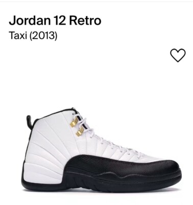 Jordan 12 Retro Taxi release 2013 GS Size 4Y Condition 9.8  display picture 1