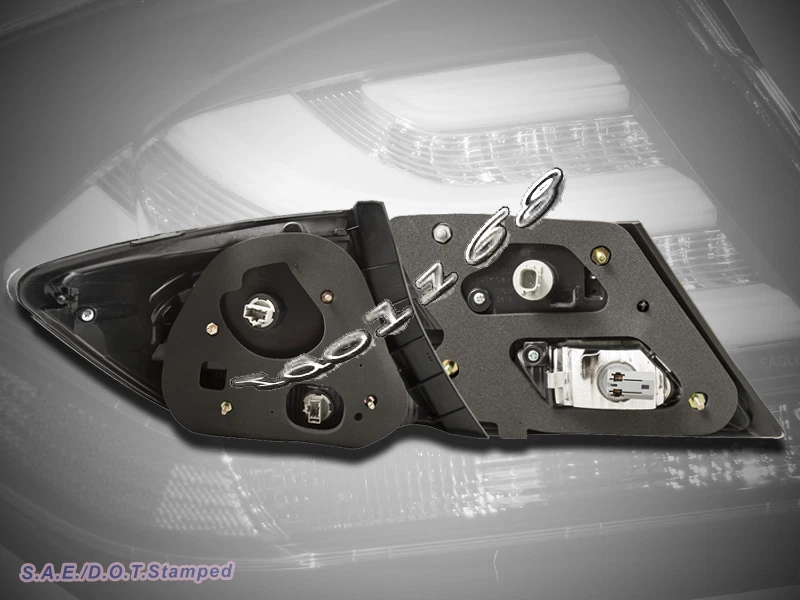 Luces traseras LED negras aptas para Honda Civic 2013-2015 sedán de 4 puertas Foto 2 de 2