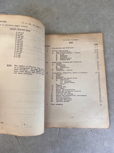 1940 Overhaul Handbook Stearman Boeing PT-138 PT-17 PT-18 WWII AAF Air Corps - Picture 3 of 4