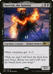 Kaervek, the Spiteful - Core Set 2021 #106 Rare