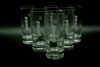 6 Granini Gläser 0,2l Saftglas Stapelglas Cocktailglas Longdrink Bar Deko NEU
