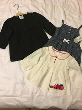 NWT Gymboree Carter's Lot 3 Girls Baby Size 6 - 12 months dress Black Jacket