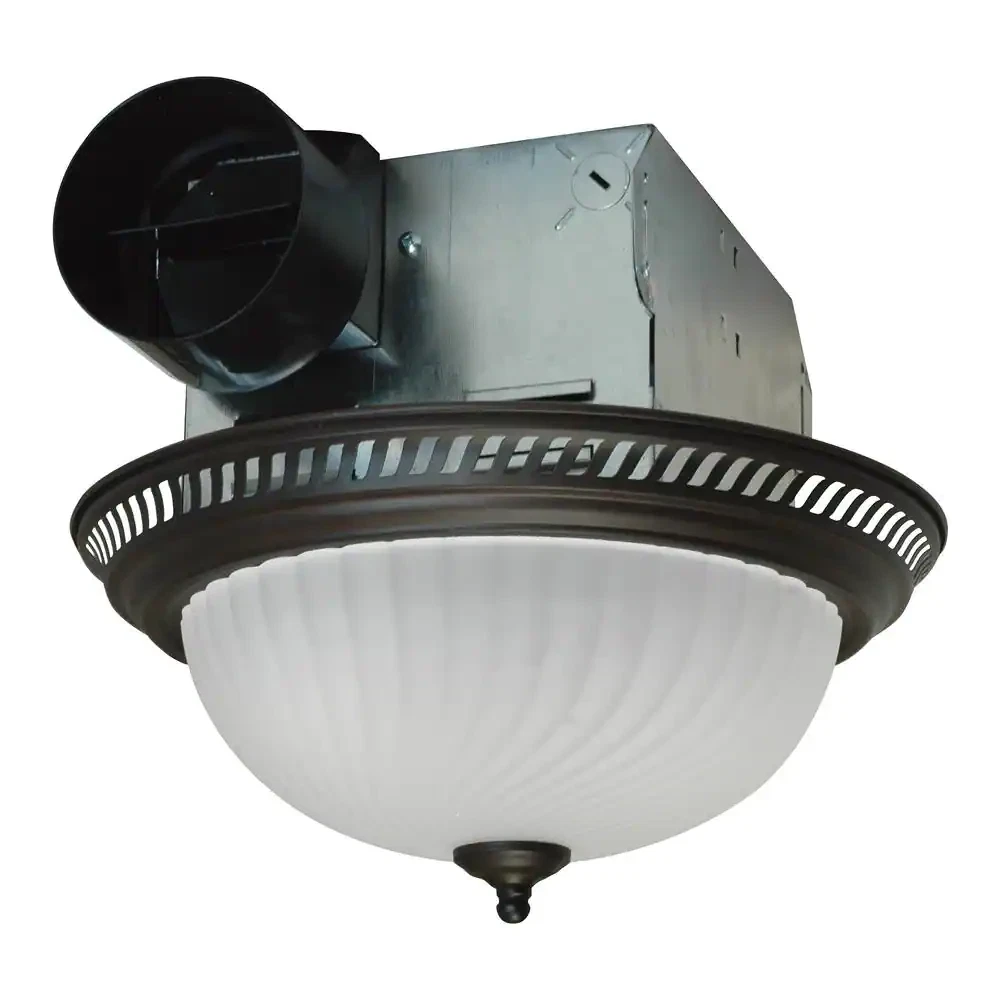 Ceiling Bathroom Exhaust Bath Fan with Light 70 CFM Quiet Vent Decorative  Bronze 313050828877 | eBay