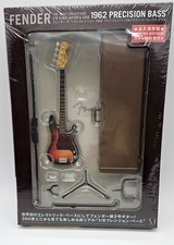 RARE! Fender Best Collection 1962 Precision Bass 1/8 scale with Tolex Brown Case