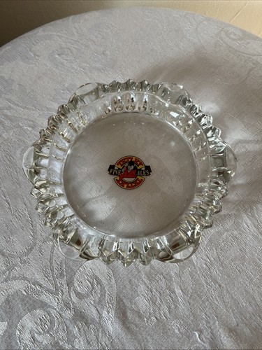 Tetley's Fine Ales Ashtray Vintage Glass Ashtray - Picture 1 of 4