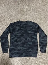 Lululemon All Yours Crew Sweatshirt Black Camo Size 4