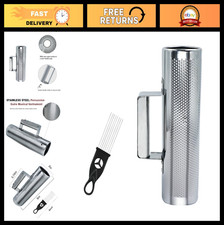 8" Stainless Steel Guiro Shaker - Latin Percussion Instrument with Scraper for L