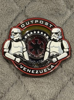 star wars 501st legion challenge Coin Outpost Venezuela V2 Blk Nickel