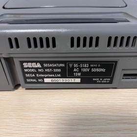Sega Saturn Gray 15W Model [Junk] Video Defects & Disc Rotation Issues