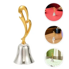  Loud Handbell: Dinner Bell Hand Call Bell - Vintage Metal Handbell for Teachers