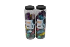 Podz Eyewear Grill Eye Protection Goggles Jar Assorted Colors Lot Of 48