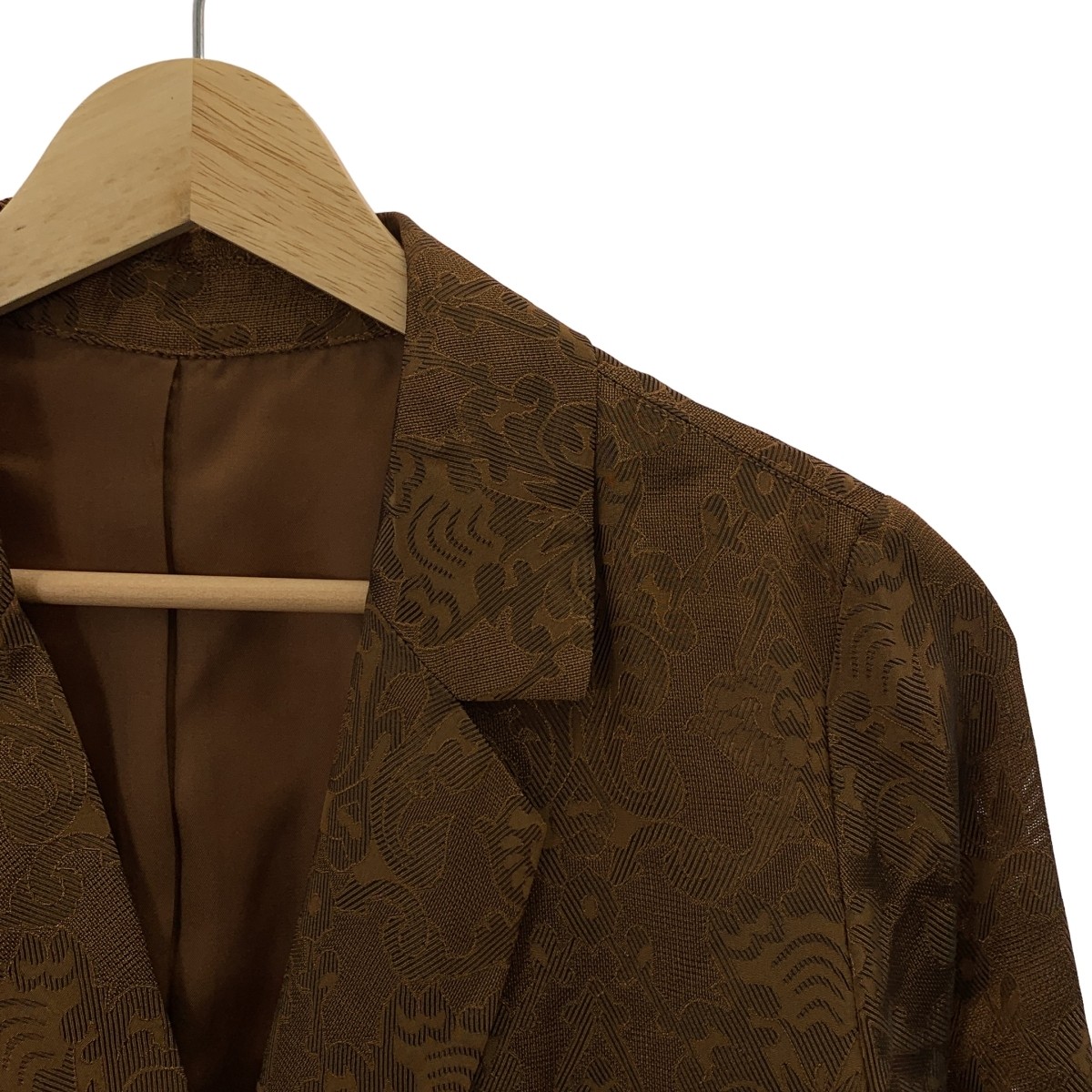 Ameri / Medi Alicia Jacquard Jacket Brown S - image 2