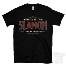 LIMITED EDITION SLAMON - ACCEPT NO IMITATIONS T-SHIRT name surname gift