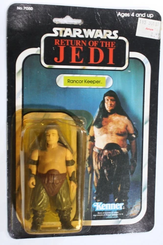 Star Wars Vintage Kenner MOC Rancor Keeper ROTJ 77 back Card