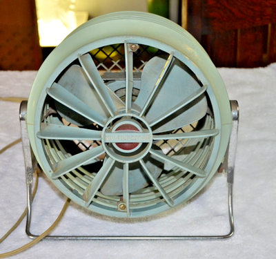 #ad VTG Westinghouse Tilt High Velocity Fan R1020 Seafoam Green 2 Speed Works GREAT $124.36