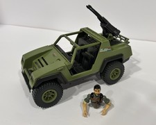 Vintage 1982 G.I. JOE Vamp Attack Vehicle Hasbro with upper torso of Clutch.