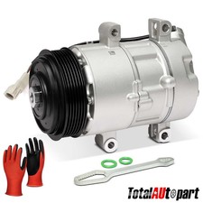 AC A/C Compressor w/ 6-Groove Pulley for Subaru Outback Legacy 2020-2025 H4 2.4L