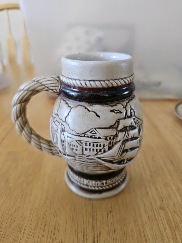 Vintage Avon Sailboat Mini Stein 1982