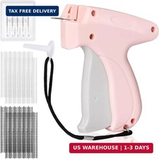 Stitch Gun for Clothes, Pink Handheld Stitching Gun Quick Clothing Fixer, 0.5mm