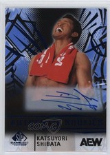 2025 SP Game Used AEW Authentic Rookies Auto Katsuyori Shibata #97 RC