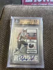 2010 Playoff Contenders Aaron Hernandez Rookie Ticket Auto Card!! 9.5 Gem Mint
