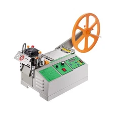 VEVOR Automatic Webbing Cutting Machine,Hot and Cold Ribbon Cutting Machine with