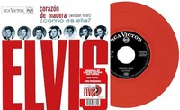 Elvis Presley - Corazon DE Madera RED Vinyl - Vinyl Record 7Inch - K600Z