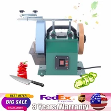 Electric Knife Sharpener Water-cooled Grinder Bench Wet Stone Grinding Machine