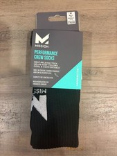 Mission - Performance Crew Socks - Ventilated Heat Release - Unisex - 2 Pair