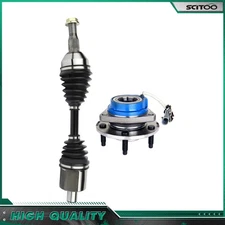 New Front Left side Wheel Hub Bearing & CV Axle Shaft For Pontiac Grand Prix