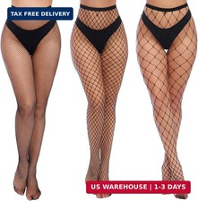 Charmnight Fishnet Stockings for Women, High Waist Fishnet Tights Pantyhose