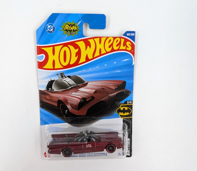 Hot Wheels Batman Maroon Sealed 2025 TV Series Mattel Toys Bat Mobile
