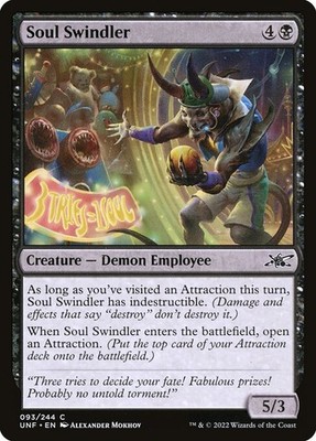 Soul Swindler Foil Unfinity 93 NM MTG