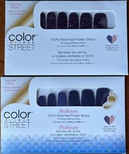 Evening Sky, Bordeaux Glitz ~ Imperfect Bundle Of 2 Sets ~ Color Street Nails